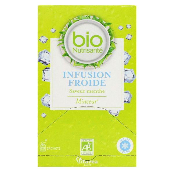 Bio Nutrisante infusion froide Minceur saveur menthe 20 sachets