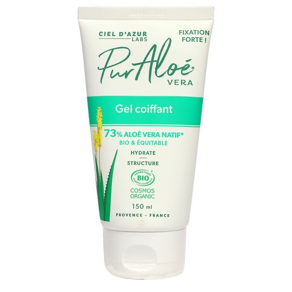 Gel coiffant 73% Aloe Vera bio 150ml