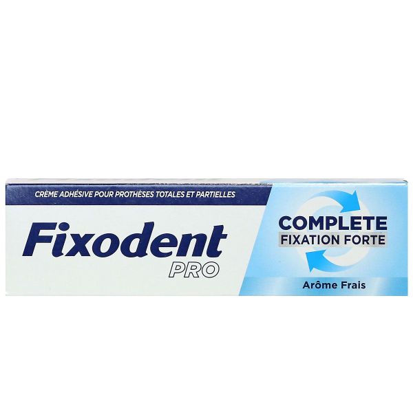 Complete fixation forte crème adhésive prothèses partielles et totales 47g