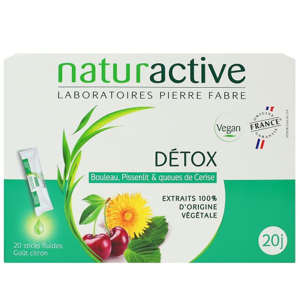 Detox bouleau pissenlit queues de cerise sticks 20x10ml