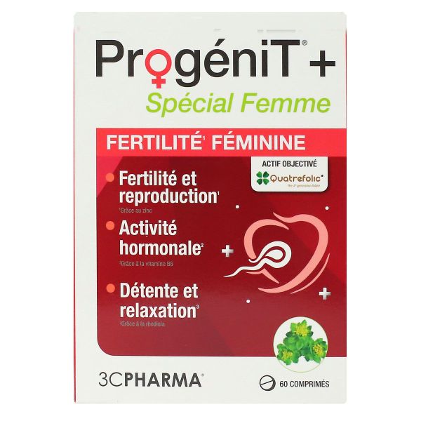 Progenit+ spécial Femme fertilité féminine 60 comprimés