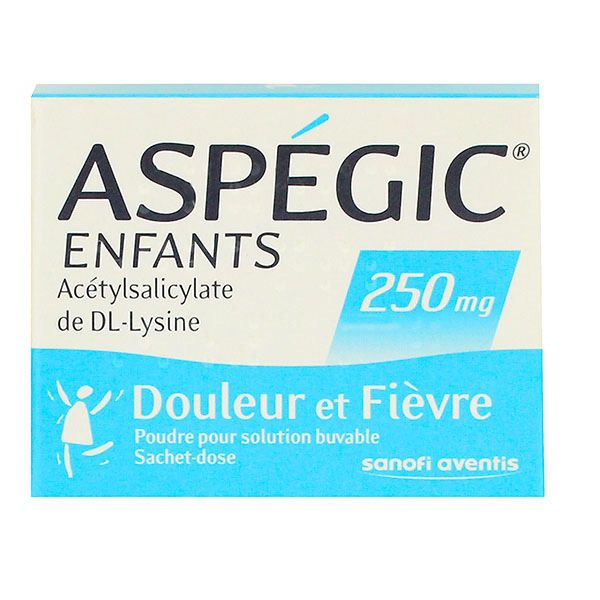 Aspégic 250mg enfant 20 sachets