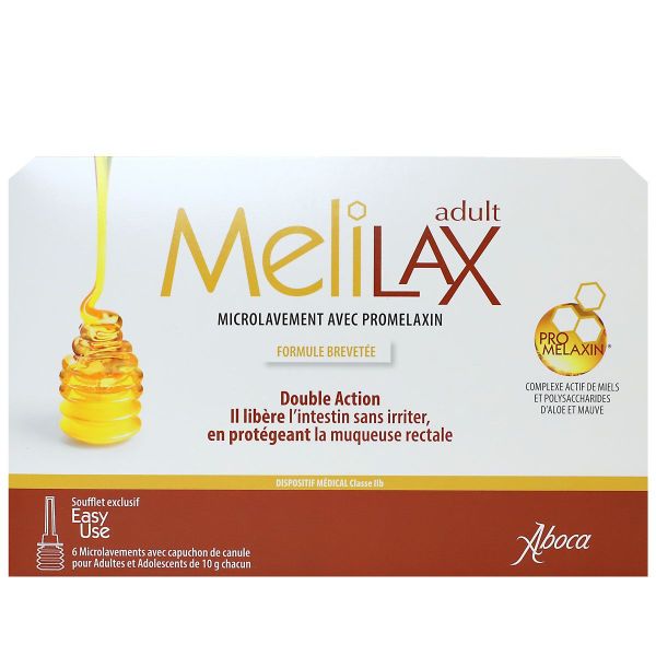 Melilax Adult 6 microlavements x 10g