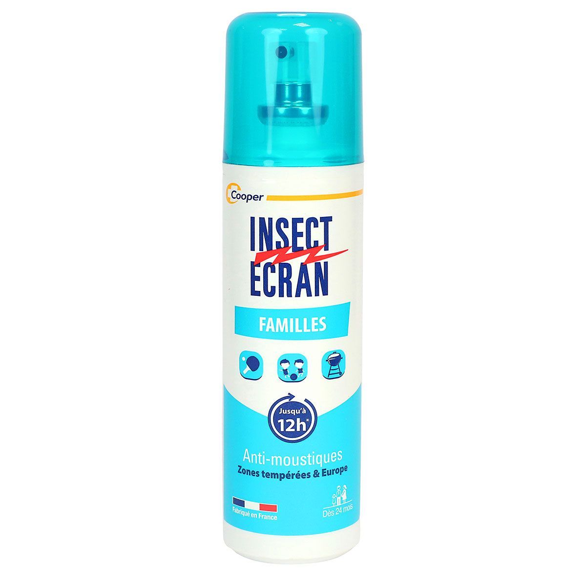 Insect Ecran Vêtement et Tissus Spray Anti Moustiques Zones Tempérées 100ml