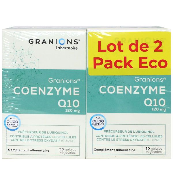 CoEnzyme Q10 120mg 2x30 gélules