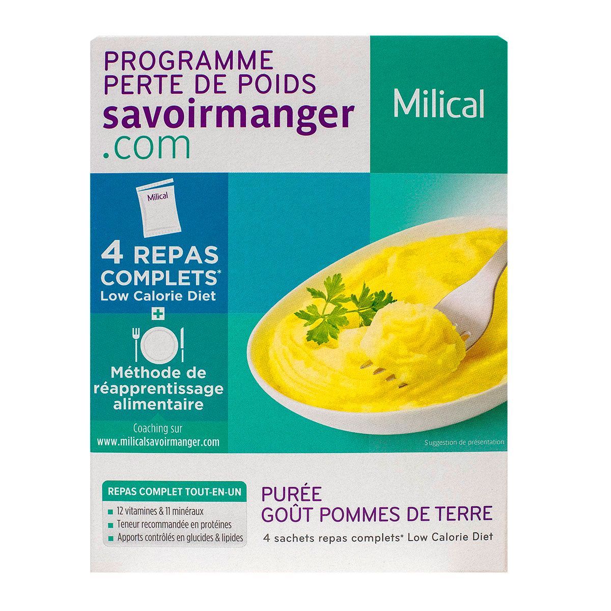 Milical Programme Perte De Poids Puree 4 Sachets Est Une Preparation Minceur Pour Perdre Du Poids