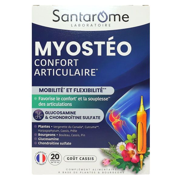 Myosteo confort articulaire mobilité flexibilité 20 ampoules