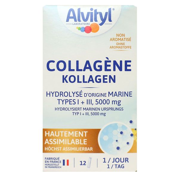 Collagène hydrolysé d'origine marine 12 sachets