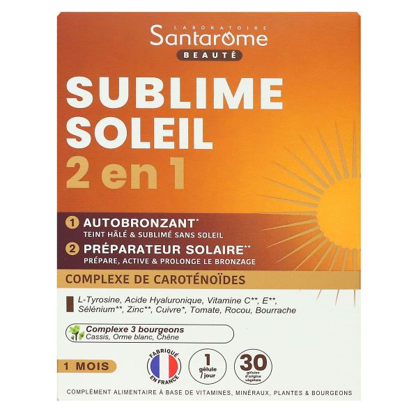 Sublime Soleil autobronzant préparateur solaire 2en1 30 gélules